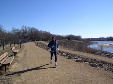 Ed finishes 5K